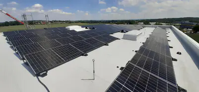 Anschluss PV-Anlage für Industriehalle in Bautzen